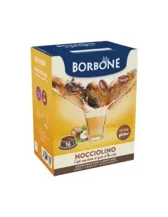 16 CAPSULE BORBONE NOCCIOLINO A MODO MIO