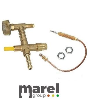 KIT VALVOLA DI SICUREZZA CON TERMOCOPPIA DA 25 cm PER FORNELLONI A GAS GPL