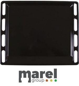 LECCARDA NERA PER FORNO MARCA ARISTON CM 44,7 X 36,5 COD 301789 EX 081577