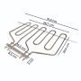 RESISTENZA BISTECCHIERA DP W 1000/1450 V230 DELONGHI